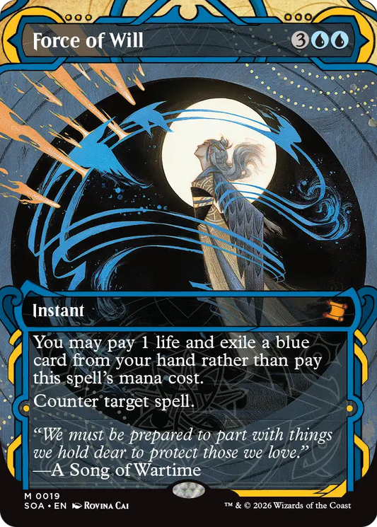 Force of Will MTG proxy card