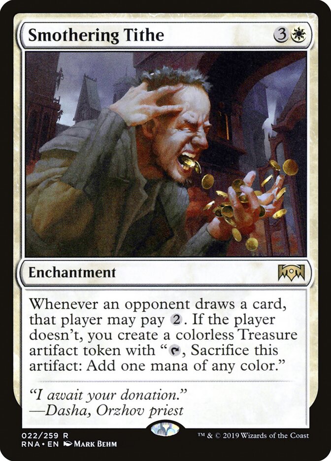Smothering Tithe MTG proxy card