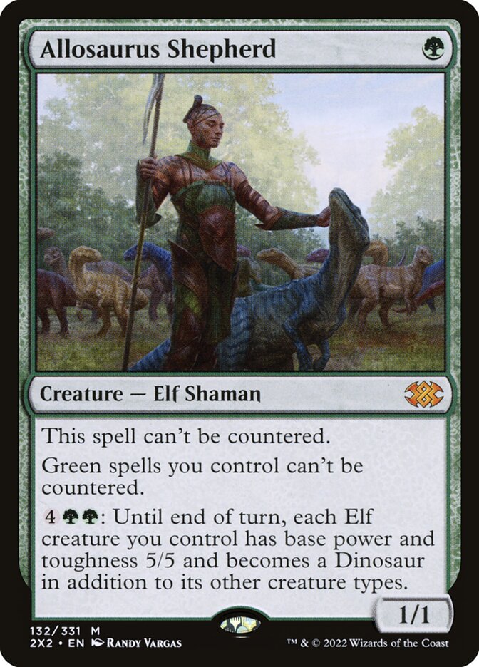 Allosaurus Shepherd MTG proxy card