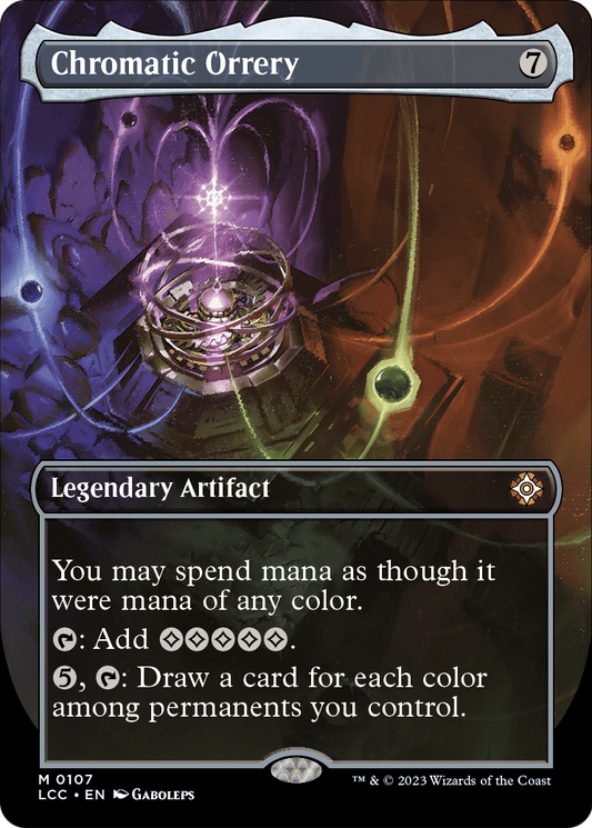 Chromatic Orrery MTG proxy card