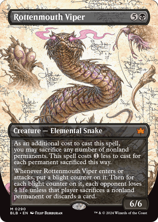 Rottenmouth Viper MTG proxy card