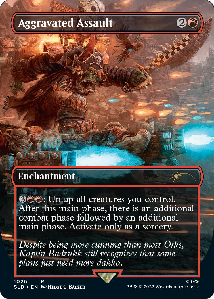 Aggravated Assault MTG proxy card