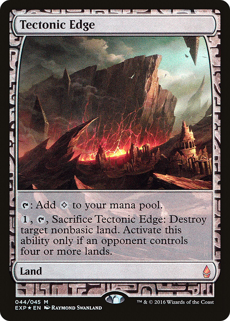 Tectonic Edge MTG proxy card