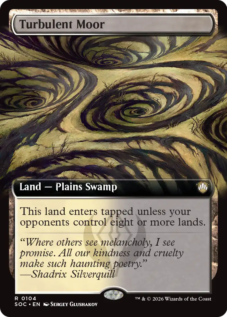 Turbulent Moor MTG proxy card
