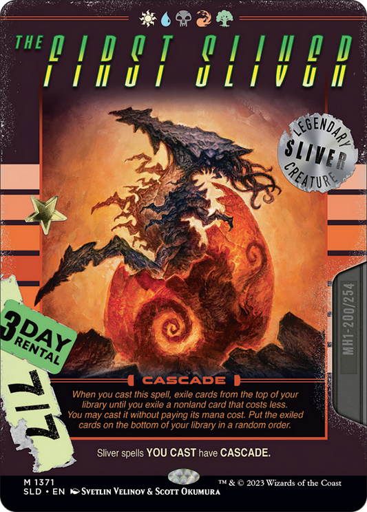 The First Sliver MTG proxy card
