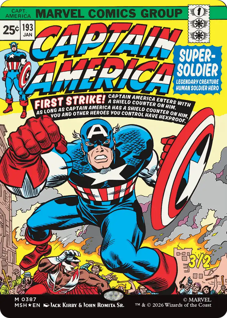 Captain America, Super-Soldier MTG proxy card