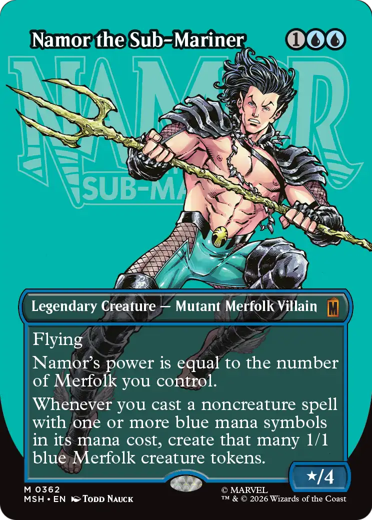 Namor the Sub-Mariner MTG proxy card