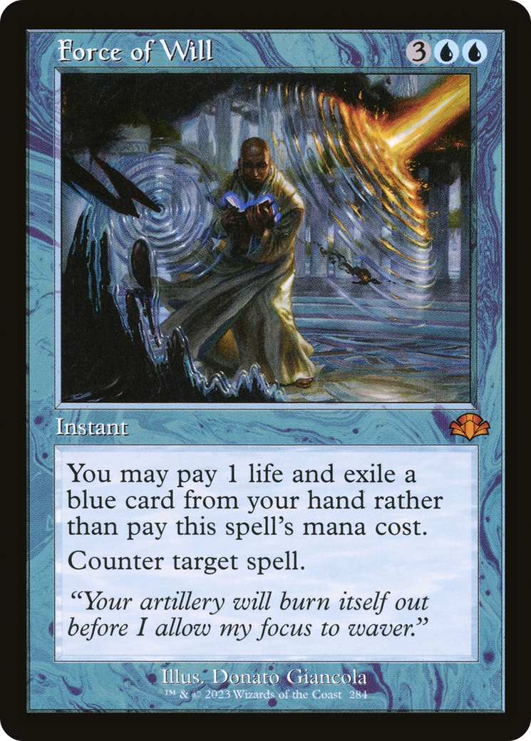 Force of Will MTG proxy card