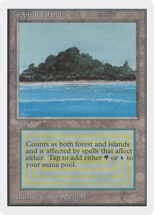 Tropical Island MTG proxy card