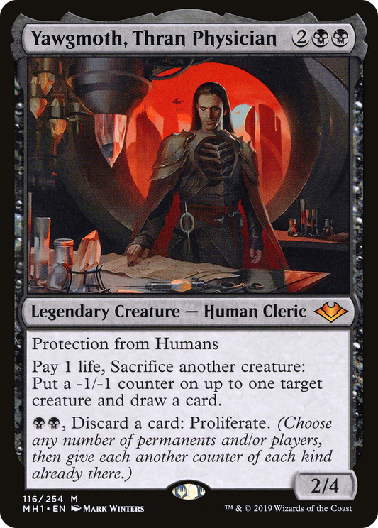 Yawgmoth, Thran Physician MTG proxy card