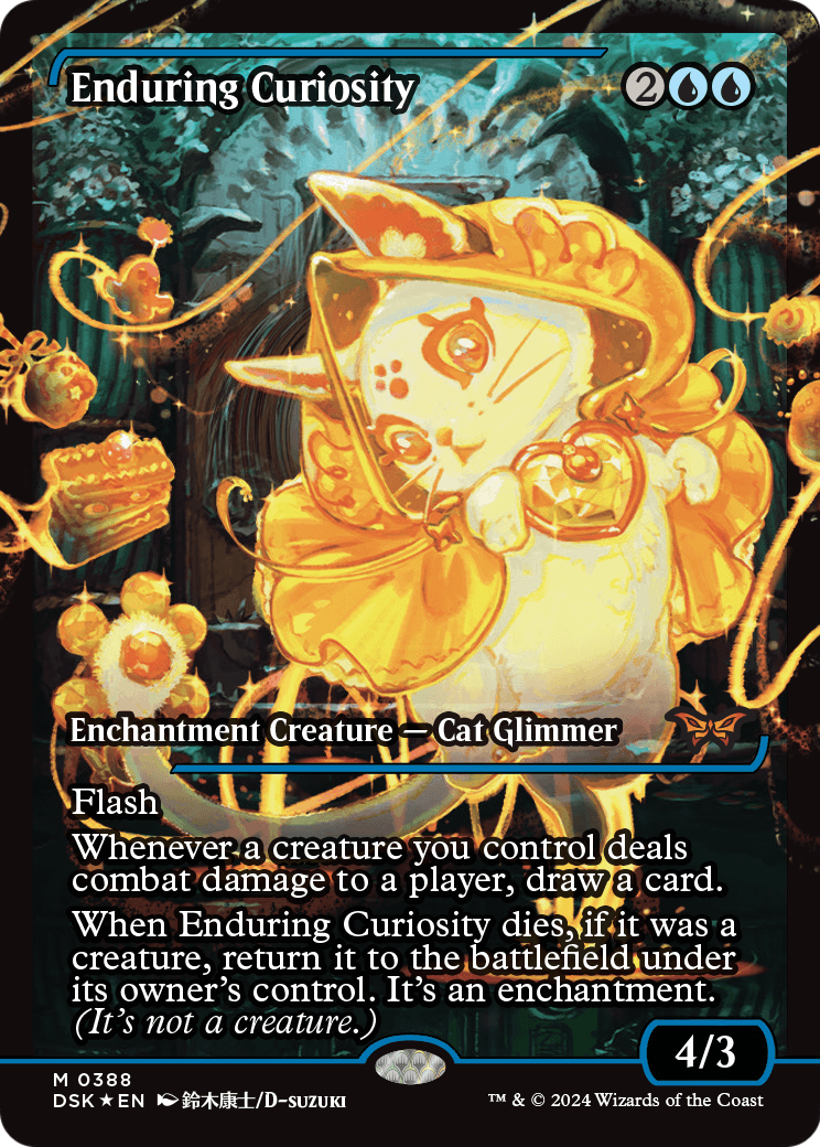 Enduring Curiosity MTG proxy card