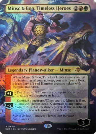 Minsc & Boo, Timeless Heroes proxy card MTG Secret Lair Drop
