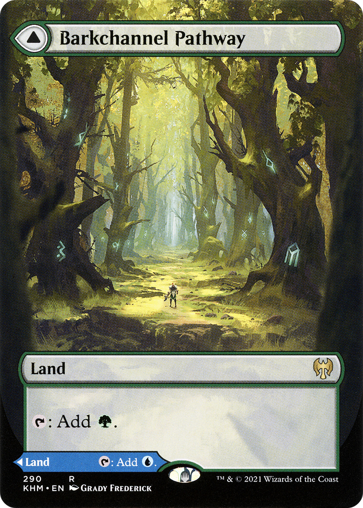 Barkchannel Pathway // Tidechannel Pathway MTG proxy card