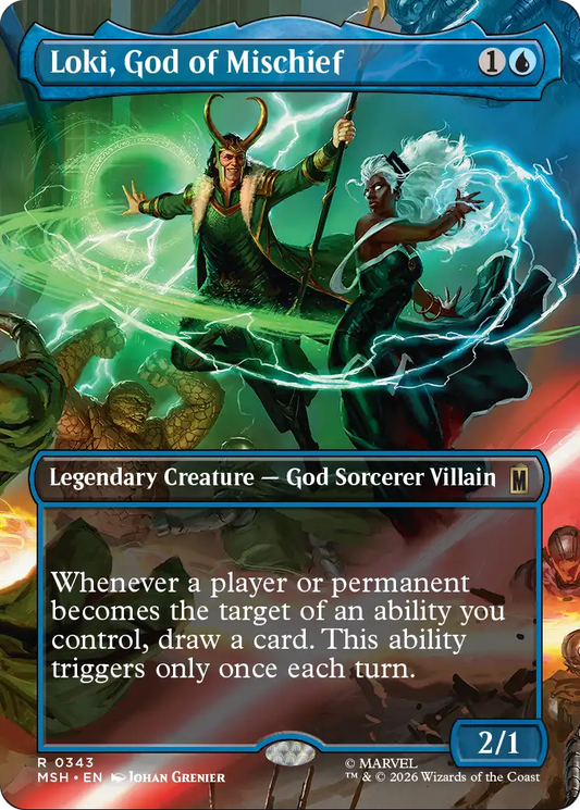 Loki, God of Mischief MTG proxy card