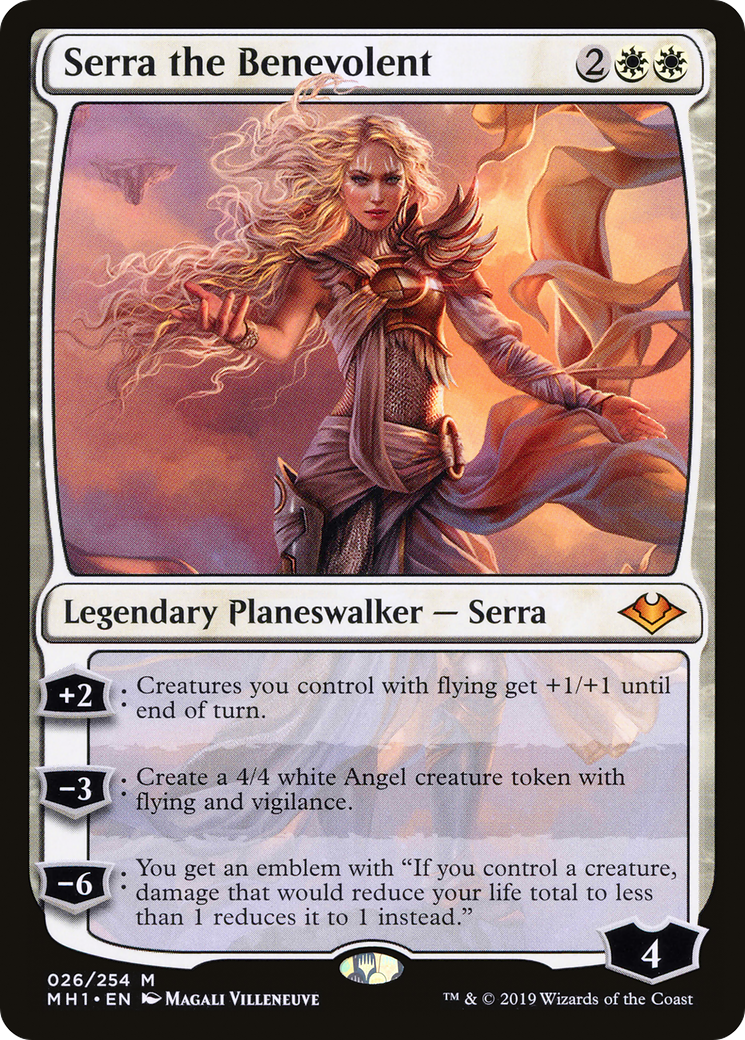 Serra the Benevolent MTG proxy card