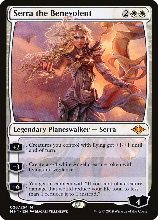 Serra the Benevolent MTG proxy card