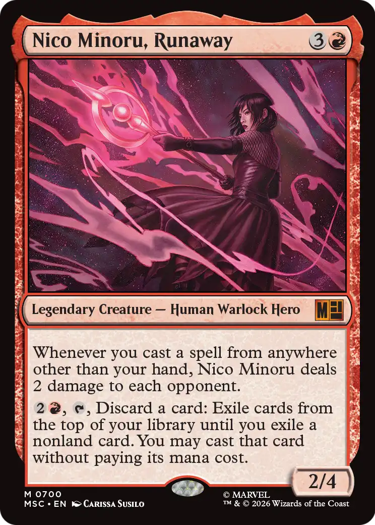 Nico Minoru, Runaway MTG proxy card