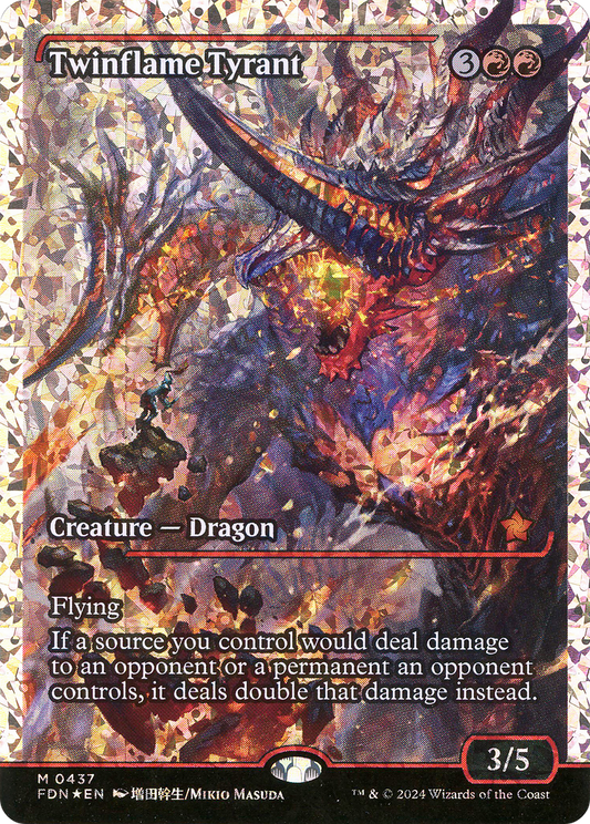 Twinflame Tyrant MTG proxy card