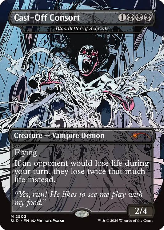 Bloodletter of Aclazotz “Cast-Off Consort” MTG proxy card