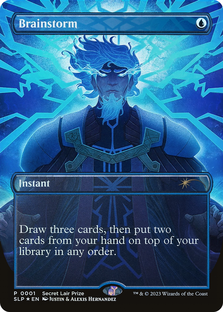 Brainstorm MTG proxy card