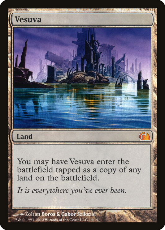 Vesuva MTG proxy card
