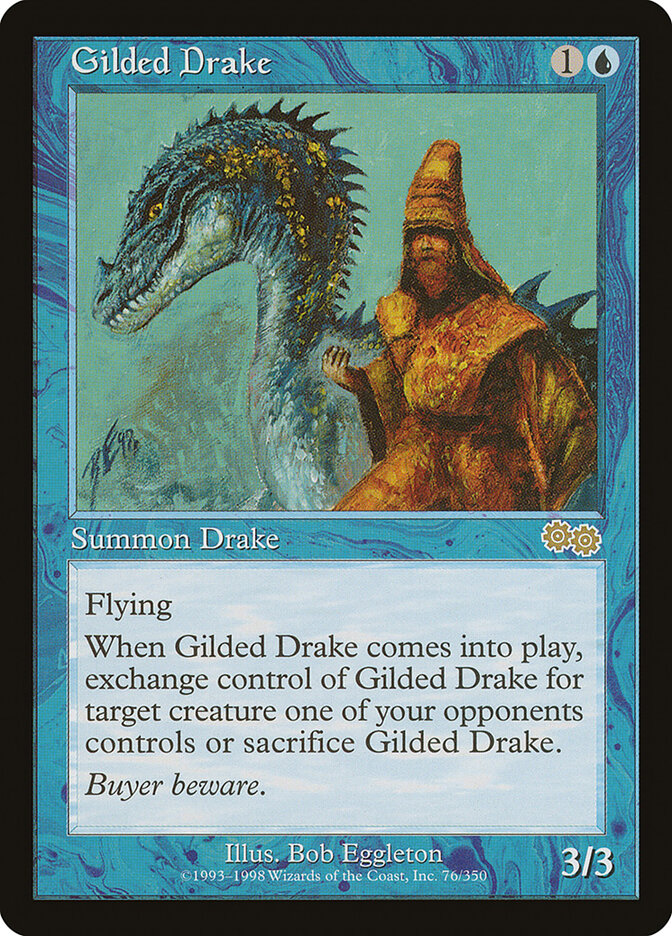 Gilded Drake MTG proxy card