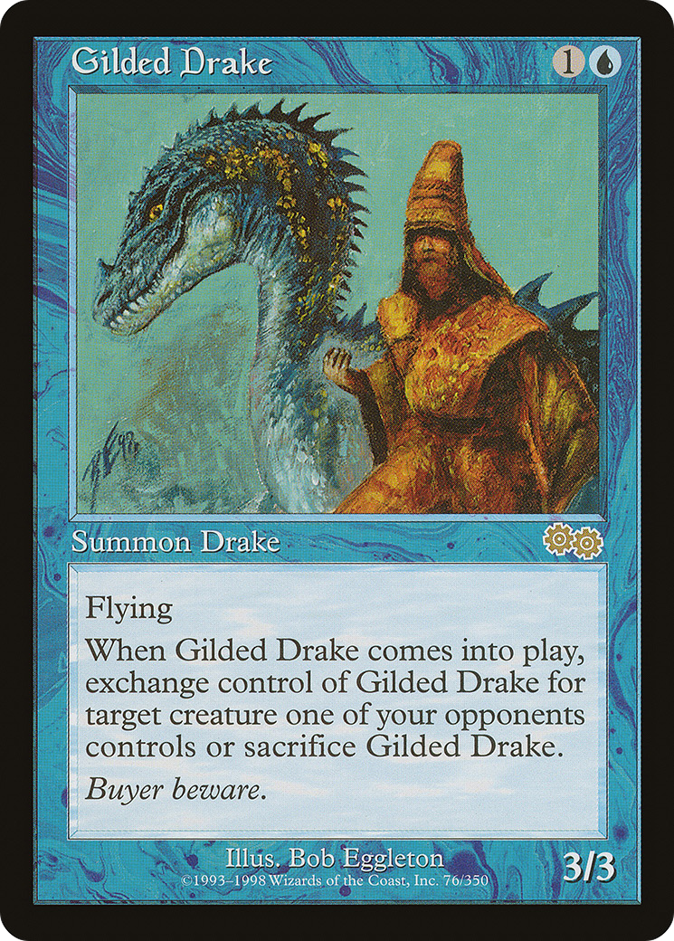 Gilded Drake MTG proxy card