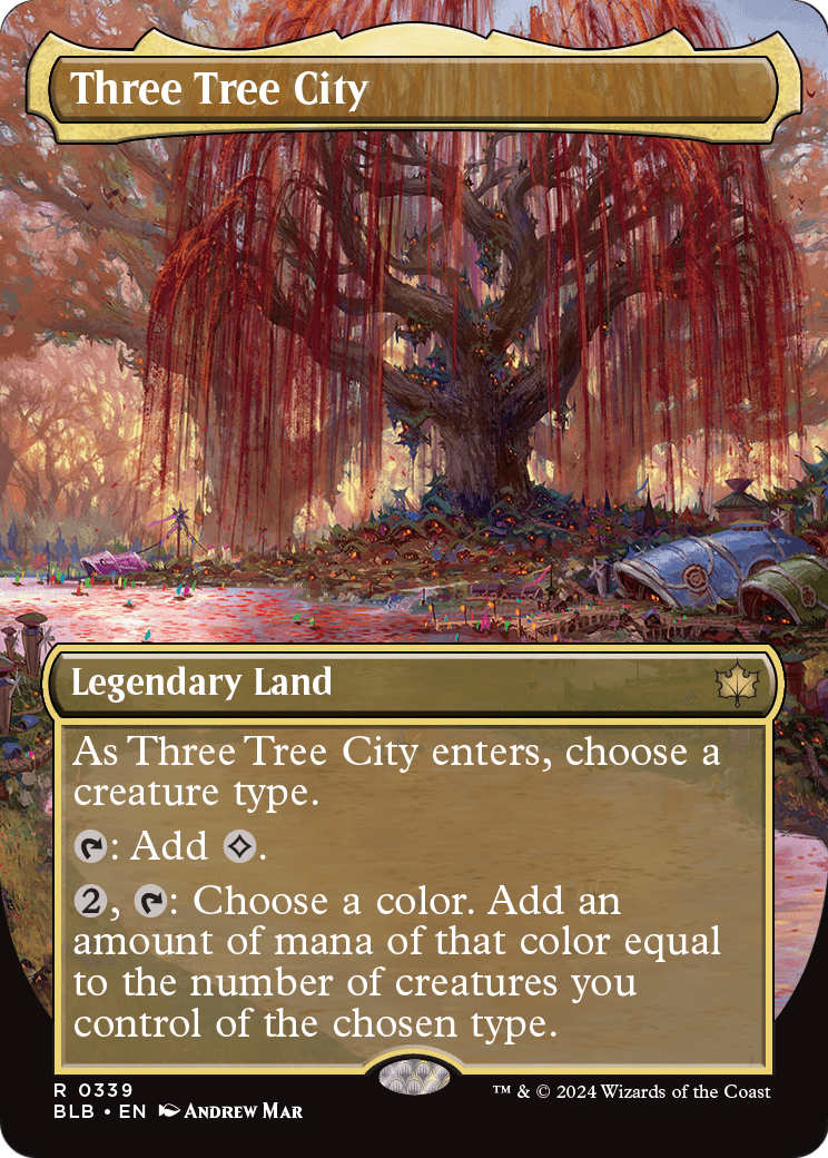 Three Tree City MTG proxy card