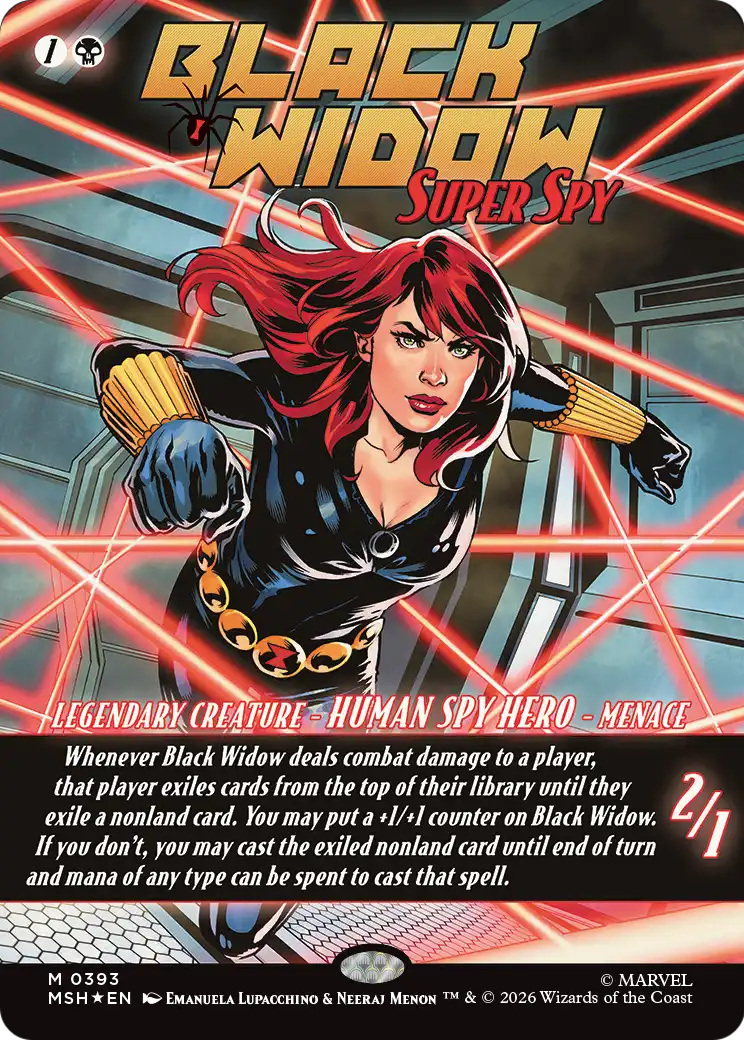 Black Widow, Super Spy MTG proxy card