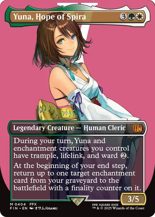 Yuna, Hope of Spira MTG proxy card