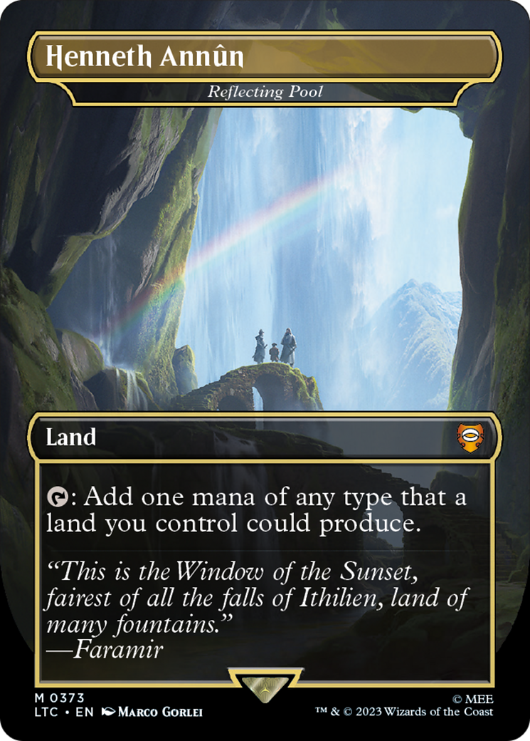 Reflecting Pool “Henneth Annûn” MTG proxy card
