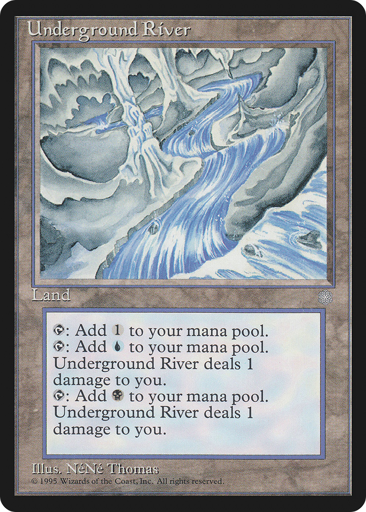 Underground River MTG proxy card