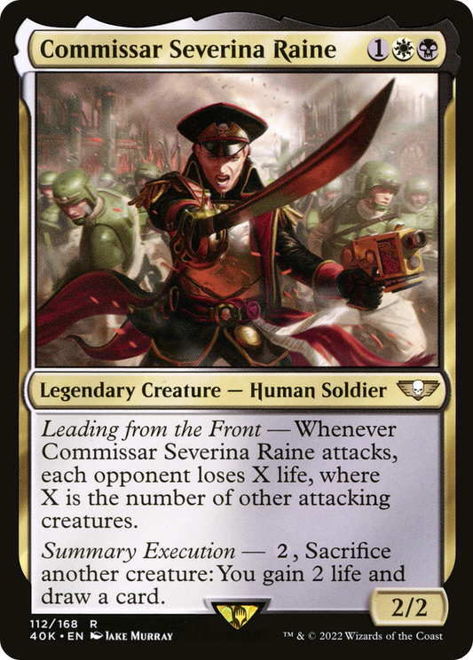 Commissar Severina Raine MTG proxy card