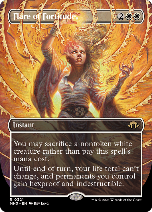 Flare of Fortitude MTG proxy card