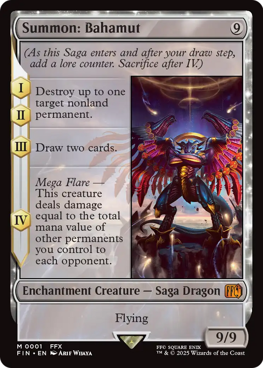 Summon: Bahamut MTG proxy card