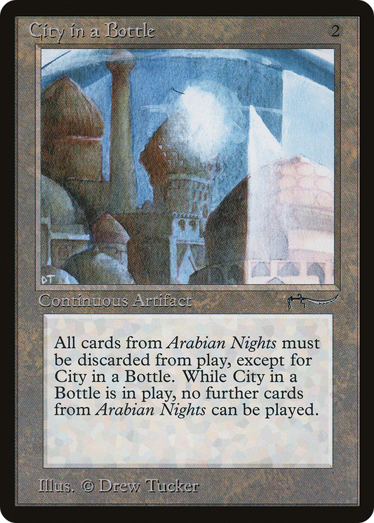 City in a Bottle MTG proxy card