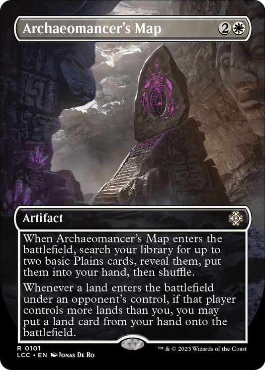 Archaeomancer's Map MTG proxy card