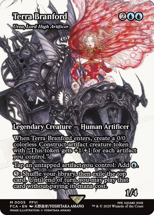 Urza, Lord High Artificer “Terra Branford” MTG proxy card