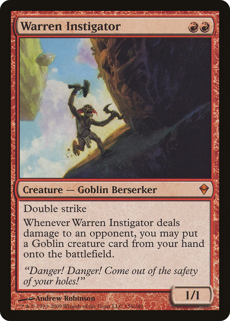 Warren Instigator MTG proxy card