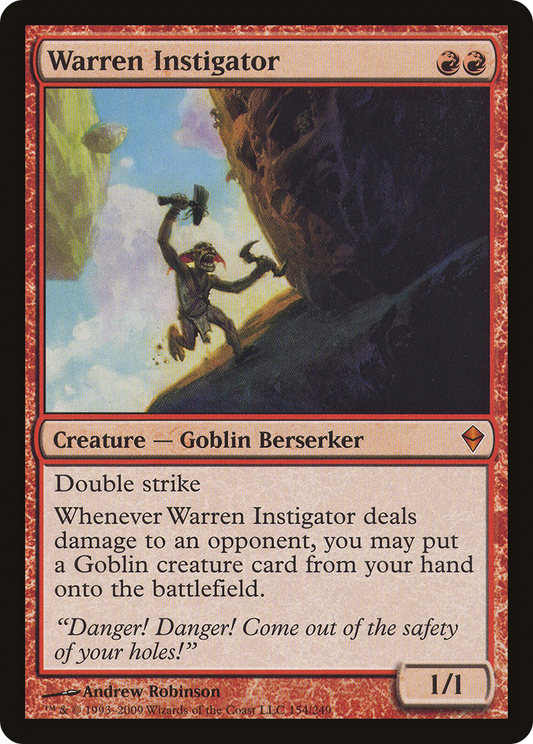 Warren Instigator MTG proxy card