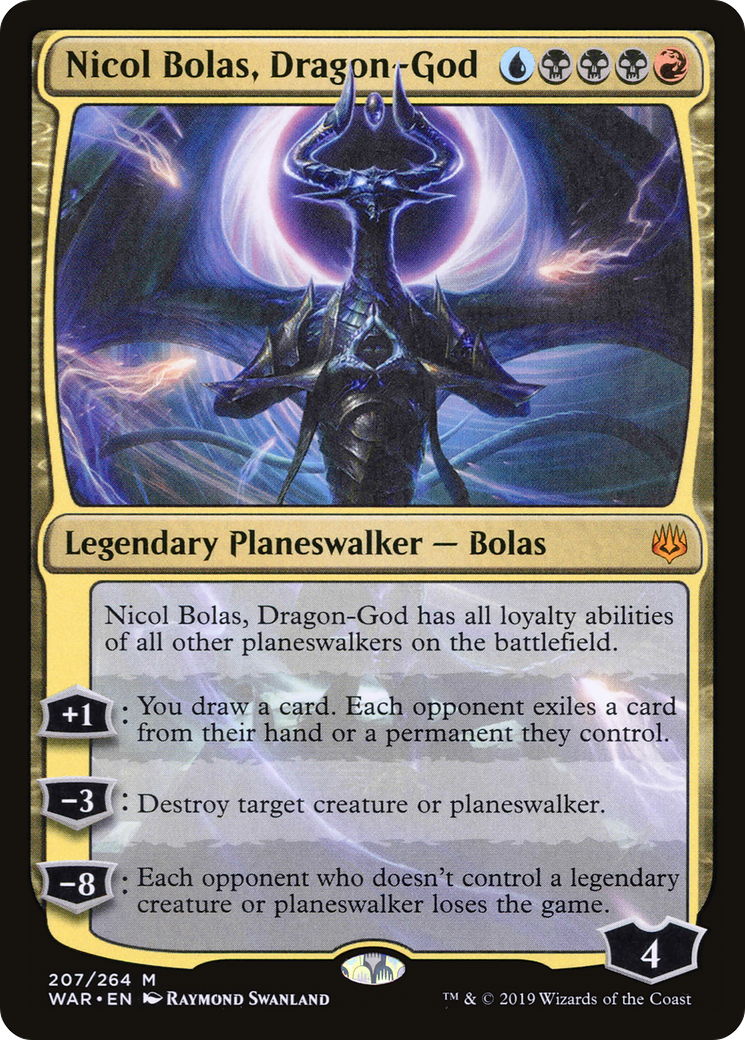 Nicol Bolas, Dragon-God MTG proxy card