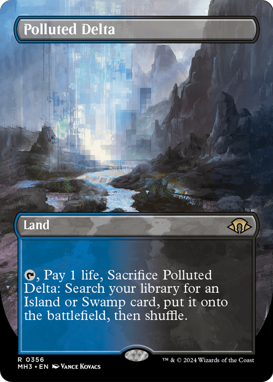 Polluted Delta MTG proxy card