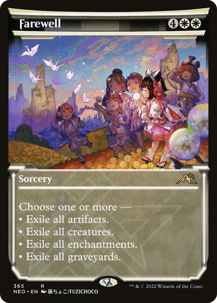 Farewell MTG proxy card