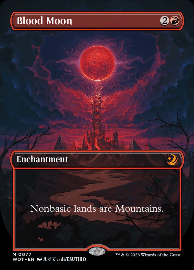 Blood Moon MTG proxy card