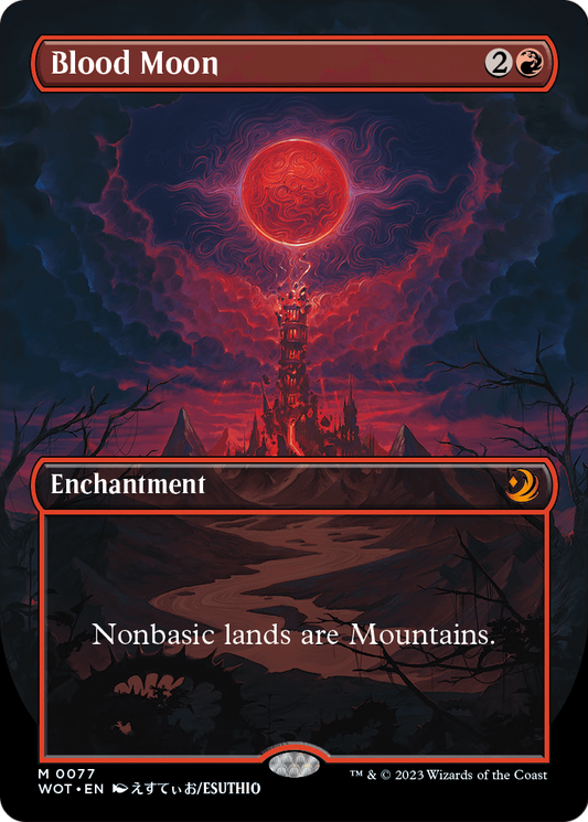 Blood Moon MTG proxy card