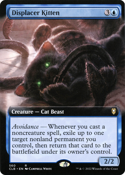 Displacer Kitten MTG proxy card