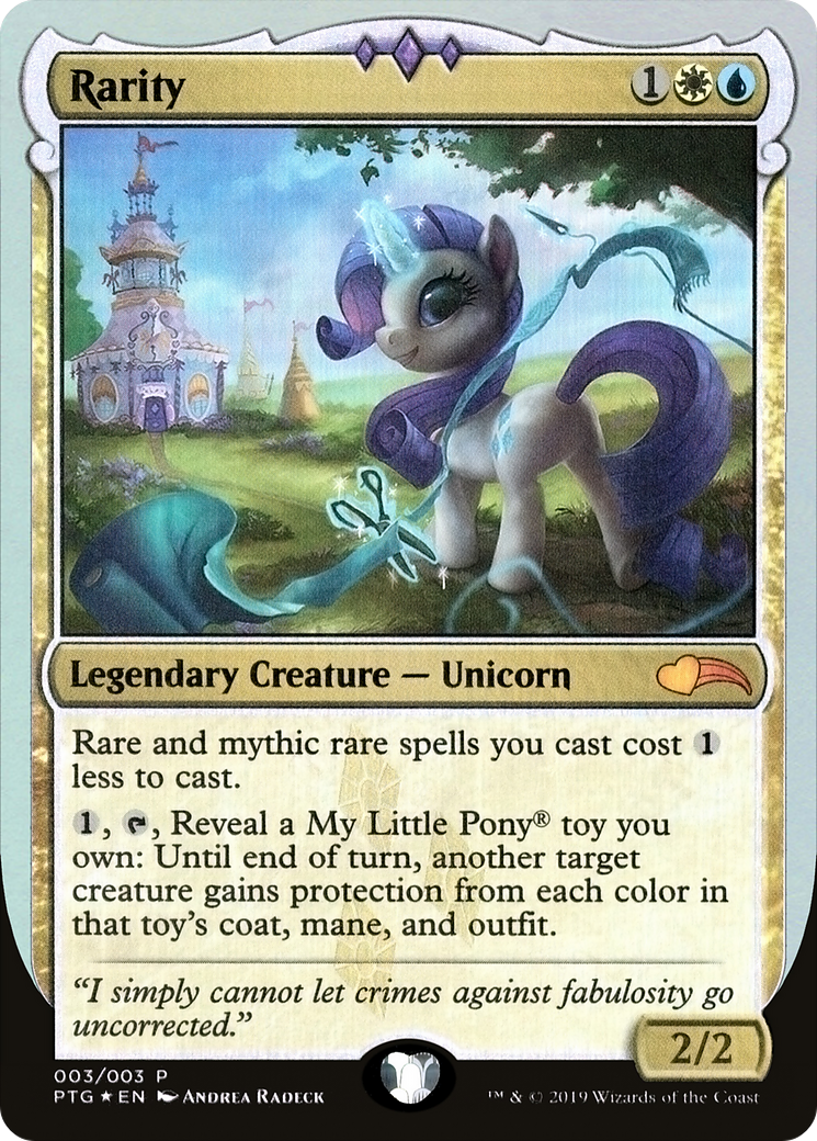 Rarity MTG proxy card