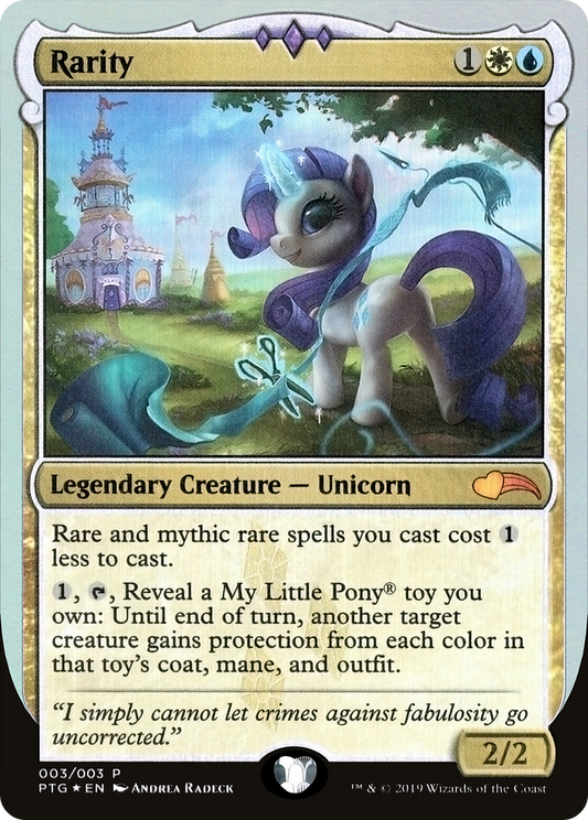 Rarity MTG proxy card