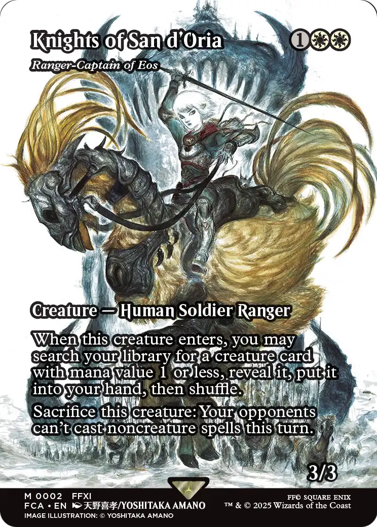 Ranger-Captain of Eos “Knights of San d'Oria” MTG proxy card