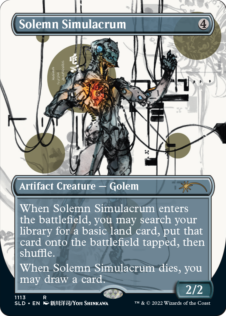 Solemn Simulacrum MTG proxy card